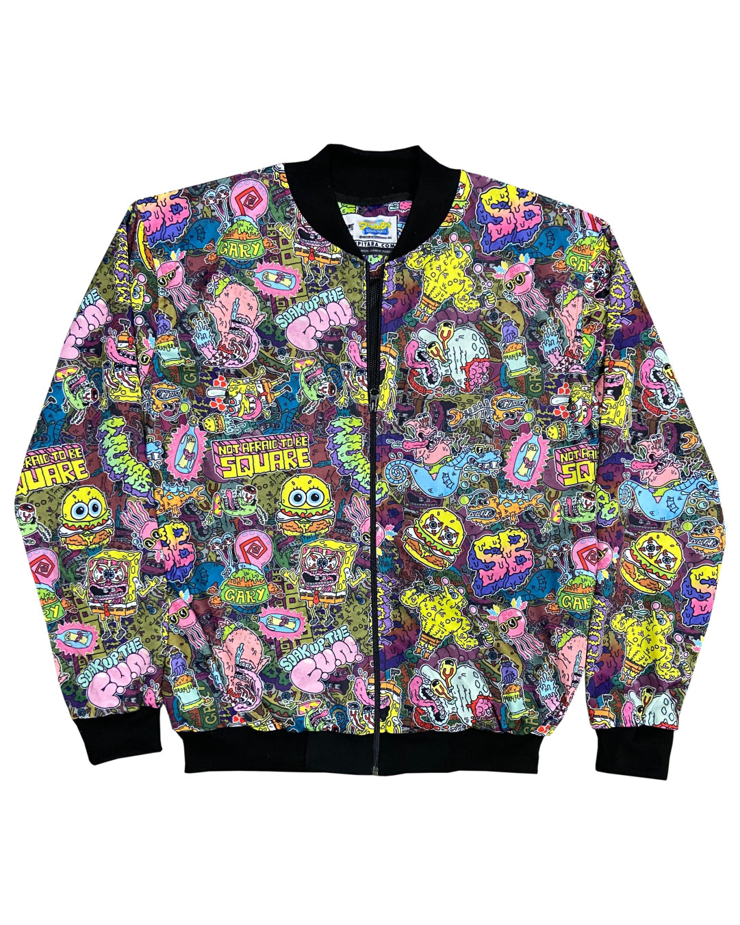 White Anime Half Bomber Jacket