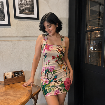 Bird & Orchid Cross Back Dress