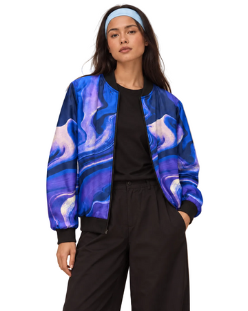 Magento Marble Bomber Jacket women