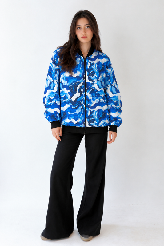 Sapphire Bomber Jacket women