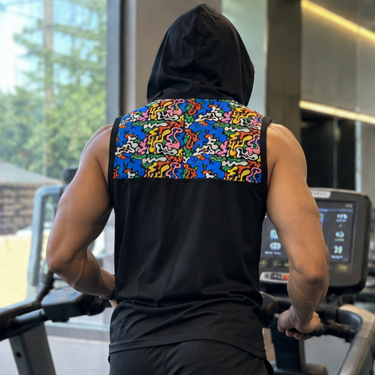 Camo Bubbles Gym Hoodie