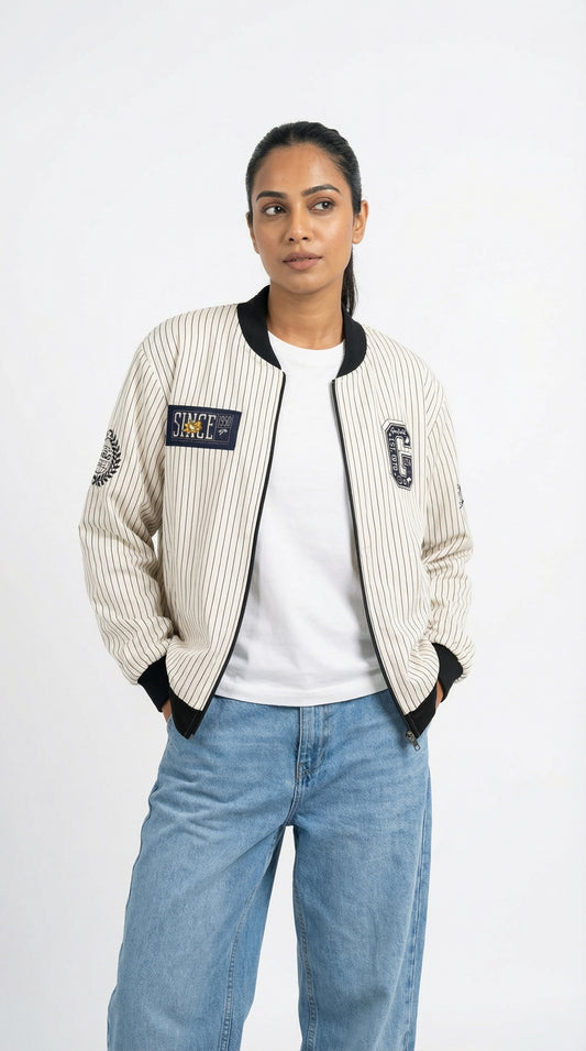 Garfield Varsity Bomber Jacket