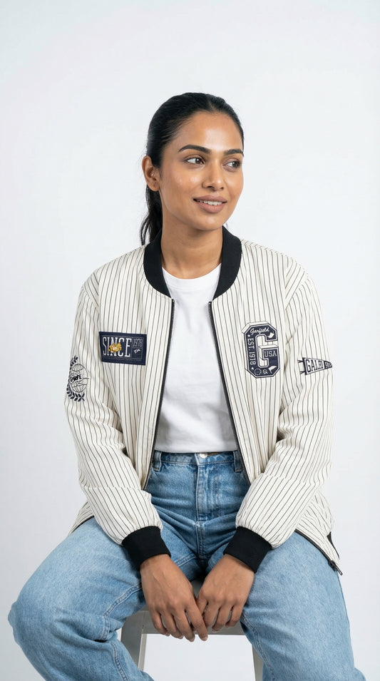 Garfield Varsity Bomber Jacket