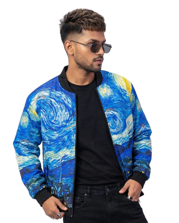 Starry Night Ft. Van Gogh Bomber Jacket