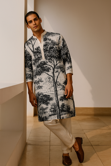 Tree of Life Men Kurta