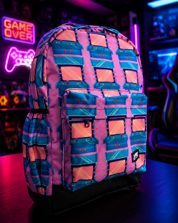 Game Station Canvas Backpack