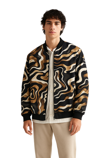 Liquid Gold Bomber Jacket