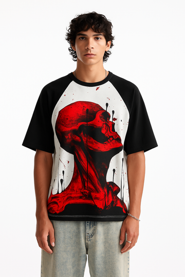 Dead Yet Oversized Raglan T-shirt 50% off