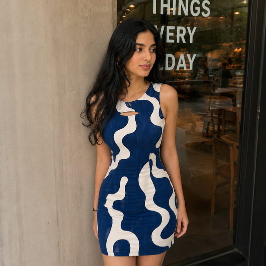 Coastal Curve Mini Dress