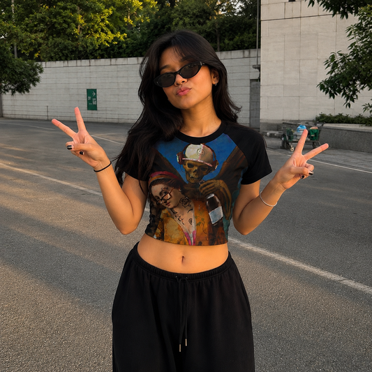 Dear Wine Crop Top