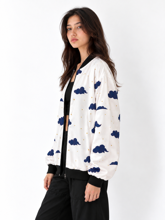 Clouds Bomber Jacket women