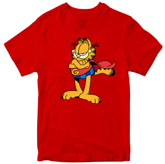 Garfield Superhero 100% Cotton T-shirt
