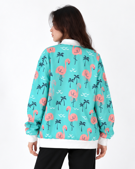 Flamingo Bomber Jacket women