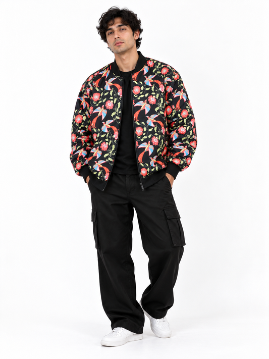 Birds of Paradise Bomber Jacket