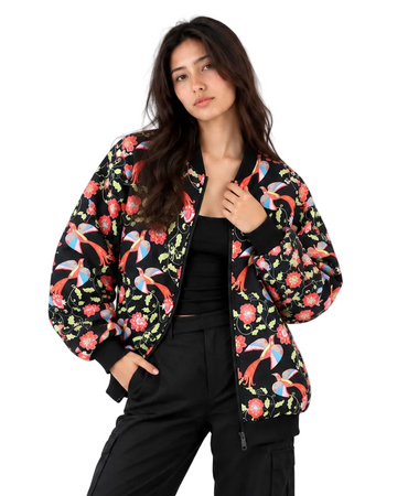 Birds of Paradise Bomber Jacket women