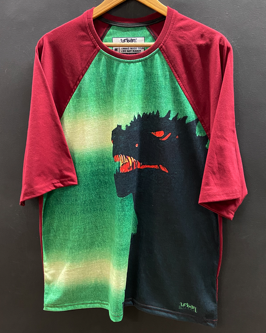 Godzilla Oversized Raglan T-shirt