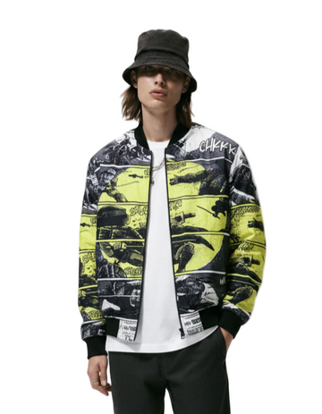 Ninja Turtles Combat Comics Bomber Jacket