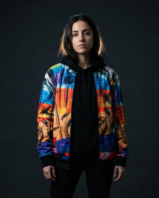 Hip Hop Bomber Jacket women