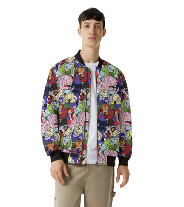 Ninja Turtles Enemies United Bomber Jacket