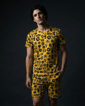 Robotic T-shirt and Shorts Combo