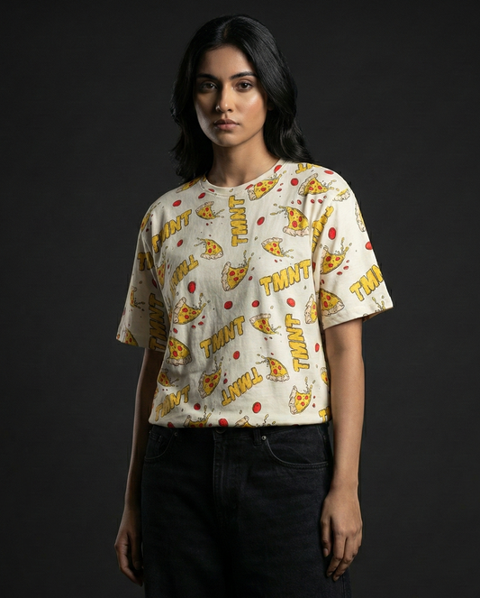Ninja Turtles TMNT Pizza Oversized T-shirt