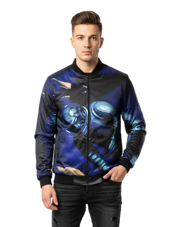 Space abstract Bomber Jacket