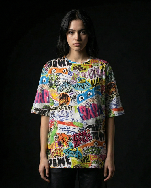 Ninja Turtles It's Time Oversized T-shirt