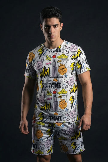 Ninja Turtles NY City T-shirt Shorts Combo
