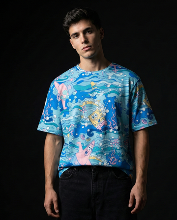 Spongebob and Patrick Star Oversized T-shirt