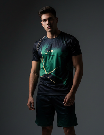 Emerald T-shirt and Shorts Combo