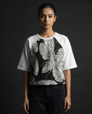 Fireflies Oversized Raglan T-shirt
