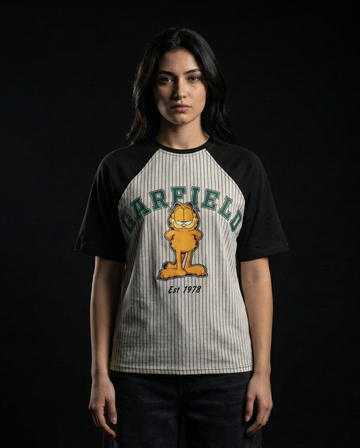 Garfield Varsity Oversized Raglan T-shirt