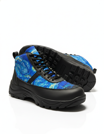 Starry Night High Top Canvas Sneakers