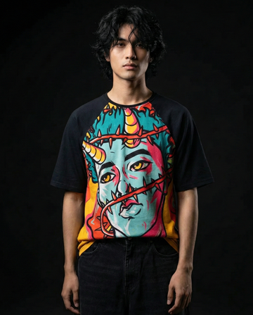 Thorns Oversized Raglan T-shirt