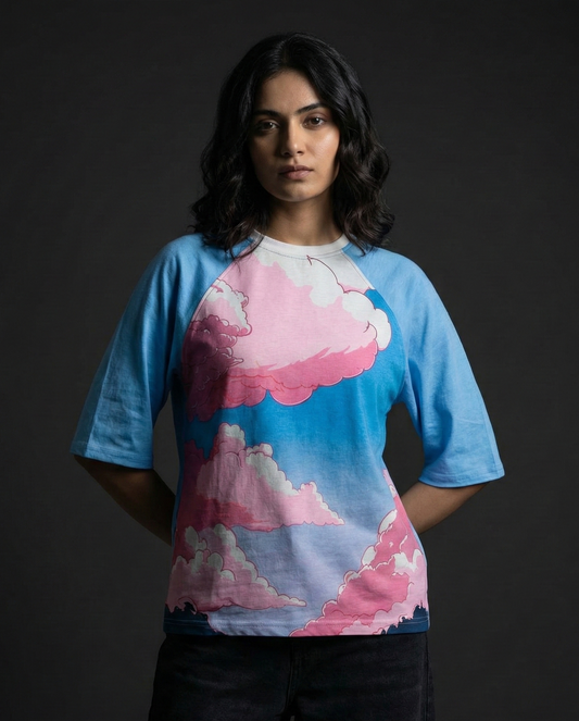 Anime Gloom Oversized Raglan T-shirt