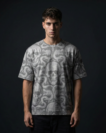 Venom Skull Oversized Tshirt
