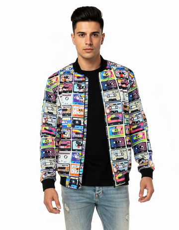 Nickelodeon Mixtape Bomber Jacket