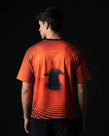 Ghost Smiley Oversized Tshirt