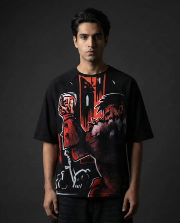 Ferric Oversized Raglan T-shirt