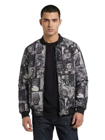 Killer Comics Monochrome Bomber Jacket