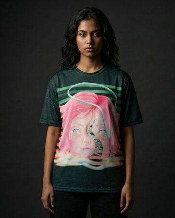 Surreal PinkHead Oversized T-shirt