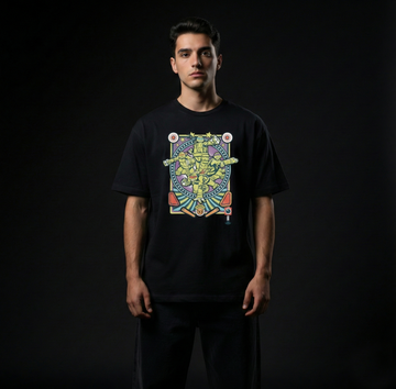 Ninja Turtles Pinball Art 100% Cotton T-shirt