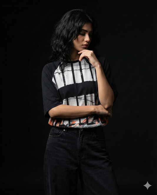 Believe Oversized Raglan T-shirt