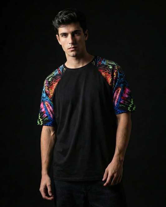 Acid Trip Oversized Raglan T-shirt 50% off