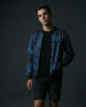 Neon Tubes Bomber Jacket