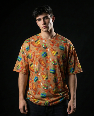 Ninja Turtles Pizza Box Oversized T-shirt