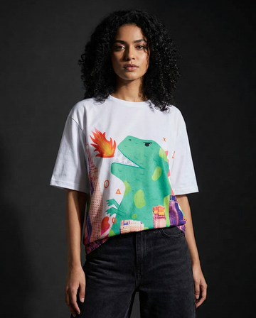 Dino Oversized T-shirt 50% OFF