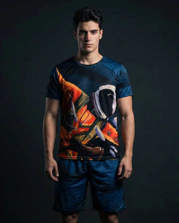 Space Inmate T-shirt and Shorts Combo