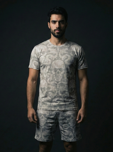 Venom Skull T-shirt and Shorts Combo