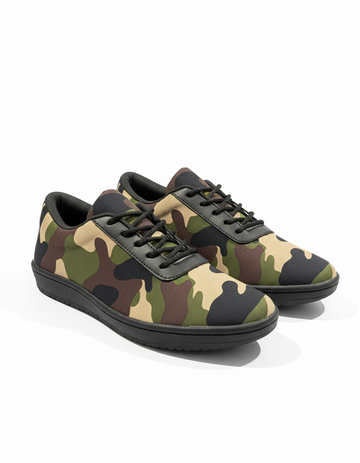 Camo Green Canvas Sneakers